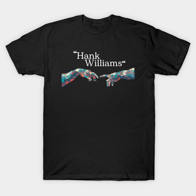 Hank Williams // Hand Colour T-Shirt by Mamamiyah